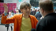 Neil Harbisson &uuml;ber sein Knochenohr (Republica 2013)