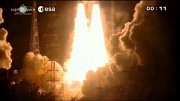Start des europ&auml;ischen Raumfrachters ATV-4