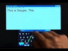 Swype - revolution&auml;re Methode zur Texteingabe