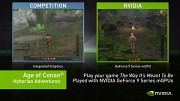 Age of Conan auf Intels G45 und Nvidias GeForce 9400