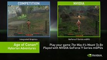 Age of Conan auf Intels G45 und Nvidias GeForce 9400