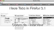 Aza Raskin - Neue Tabs in Firefox 3.1 (deutsch)