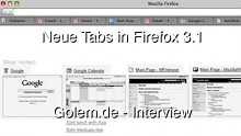 Aza Raskin - New Tabs in Firefox 3.1 (english)