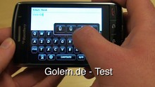 Blackberry Storm 9500 - Test