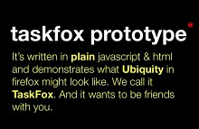 Aza Raskin zeigt Prototypen von Taskfox