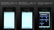 Opera Mobile 9.7 mit Turbomodus - Video