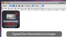 Textexpander f&uuml;r Mac OS X - systemweite Texte und Bilder auf Abruf