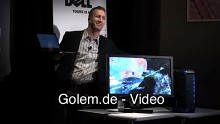 Vorstellung des Alienware M11x auf der CES 2010 im Rahmen der Pressekonferenz von Dell