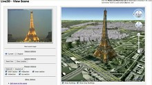 Live 3D - Bilder von Webcams in Google Earth