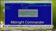 Golem.de - Werkzeugkasten - Midnight Commander