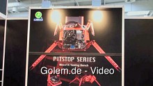 Spinnengeh&auml;use - Pitstop PC-T1 Lian Li auf der Cebit 2010