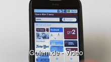 Opera Mini 5 Beta 2 f�r Android