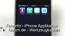 Golem.de - Werkzeugkasten - Fahrinfo Berlin, Dresden, N�rnberg, Stuttgart - iPhone Applikation