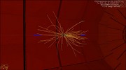 Cern - Animation Kollision von zwei Protonenstrahlen im LHC-Experiment CMS