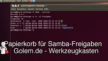 Golem.de - Werkzeugkasten - Papierkorb für Samba-Freigaben