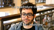 Interview mit J&eacute;r&eacute;mie Zimmermann von La quadrature du net auf der republica 2010