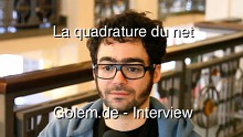 Interview mit J&eacute;r&eacute;mie Zimmermann von La quadrature du net auf der republica 2010