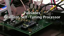 Jim Tschanz von Intel zeigt den Forschungschip 'Palisades'