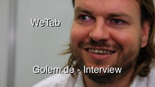Helmut Hoffer von Ankershoffen im Interview zum WeTab auf dem Linuxtag 2010 Berlin
