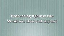 Sophos erkl&auml;rt das Shortcut Exploit Protection Tool