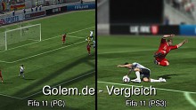 Fifa 11 (PC) und Fifa 11 (Konsole) - Vergleich