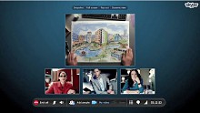 Geschäftliche Gruppenvideotelefonie per Skype - Herstellervideo