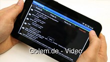 Alternative Android-Oberfläche PTPT in Aktion auf dem Mobile World Congress 2011