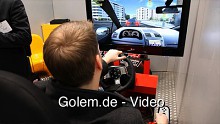 Drive Seat 500 ST in Aktion auf der Cebit 2011