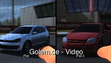 Real Racing HD 2 - grafische Unterschiede zwischen iPad und iPad 2