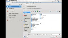 Modern Project Menu und Startup View in Kexi 2.4