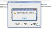 Internet Explorer 10 l&auml;sst sich unter Windows Vista nicht installieren