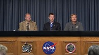 Nasa - Pressekonferenz zum verz&ouml;gerten Start des Shuttles