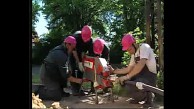 Deutsche Telekom zeigt Glasfaserbauarbeiten