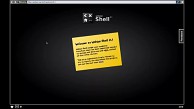 Ben Francis zeigt seine Webian Shell