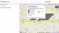 Google Maps mit Echtzeitfahrzeiten öffentlicher Verkehrsmittel