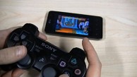 Playstation-Controller steuert Smartphone-Spiel