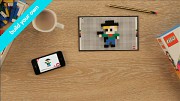 Legobausteine und iPhone vereint als Spiel