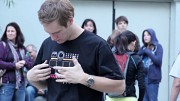 Drum Machine im T-Shirt