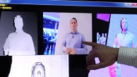 Microsoft Kinect Fusion - Demo (CES 2012)