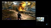 Skyrim mit Splashtop auf einem Tablet gespielt