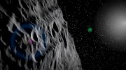 Virtueller Flug &uuml;ber den Asteroiden Vesta