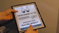 Plastic-Logic-Display mit Beleuchtung