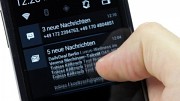 Benachrichtigungen in Android 4.1.2