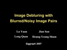 Microsoft Deblurring