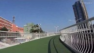 Neue Fahrrad-Hochstraße im chinesischen Xiamen