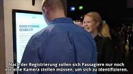 Neue Gesichtsscanner von Finnair angesehen